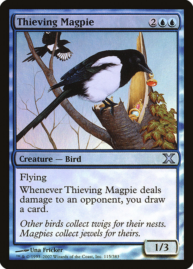 Thieving Magpie (Premium Foil) [Tenth Edition] | Gate City Games LLC