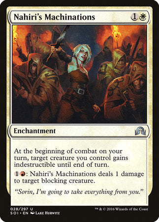 Nahiri's Machinations [Shadows over Innistrad] | Gate City Games LLC