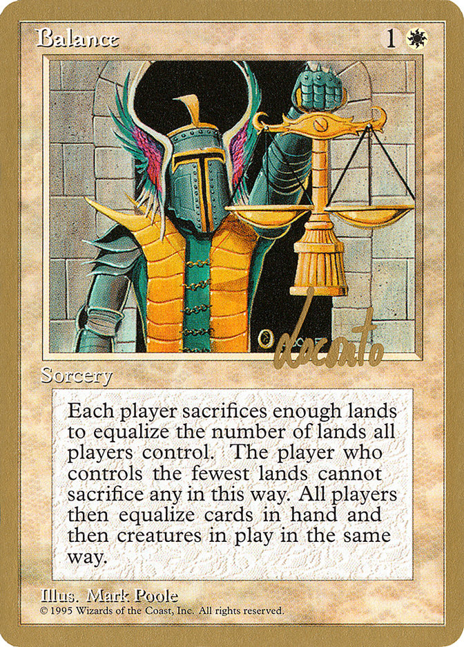 Balance (Michael Loconto) [Pro Tour Collector Set] | Gate City Games LLC