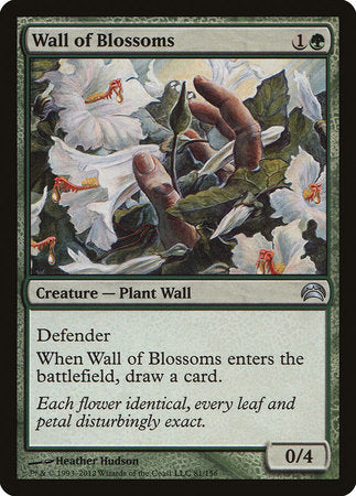 Wall of Blossoms [Planechase 2012] | Gate City Games LLC