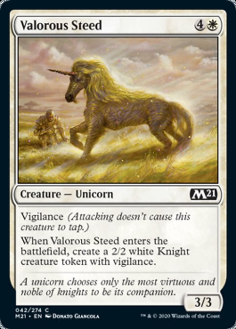 Valorous Steed [Core Set 2021] | Gate City Games LLC