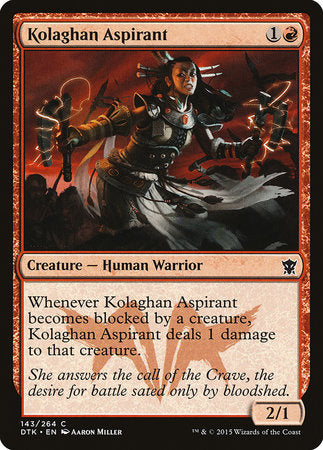 Kolaghan Aspirant [Dragons of Tarkir] | Gate City Games LLC