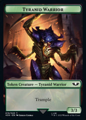 Tyranid (017) // Tyranid Warrior Double-sided Token (Surge Foil) [Universes Beyond: Warhammer 40,000 Tokens] | Gate City Games LLC