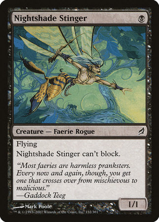 Nightshade Stinger [Lorwyn] | Gate City Games LLC