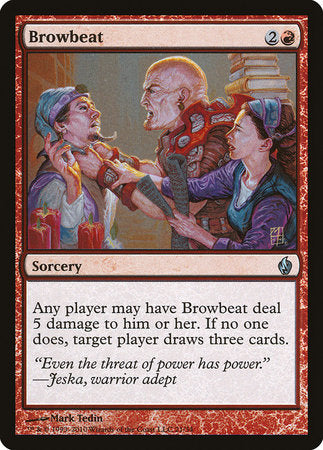Browbeat [Premium Deck Series: Fire and Lightning] | Gate City Games LLC
