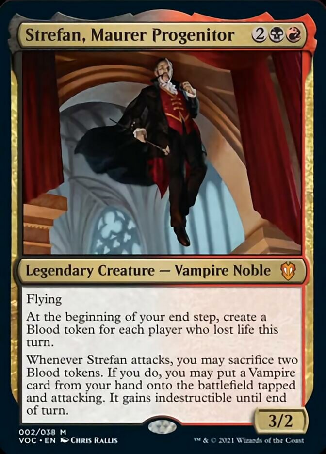 Strefan, Maurer Progenitor (Display Commander) [Innistrad: Crimson Vow Commander] | Gate City Games LLC