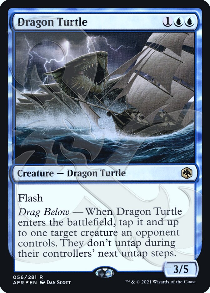 Dragon Turtle (Ampersand Promo) [Dungeons & Dragons: Adventures in the Forgotten Realms Promos] | Gate City Games LLC