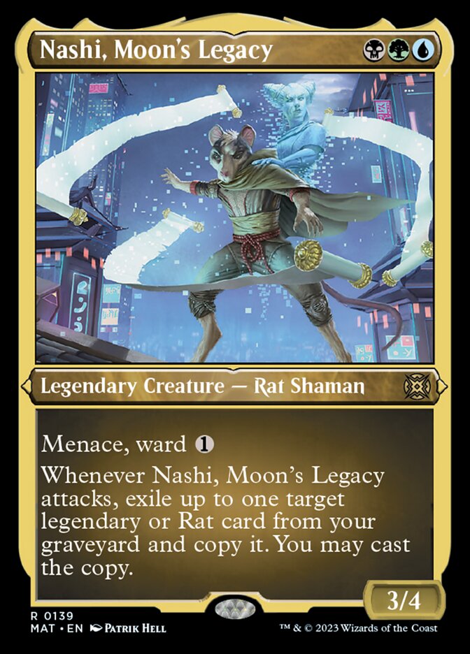 Nashi, Moon's Legacy (Foil Etched) [March of the Machine: The Aftermath] | Gate City Games LLC