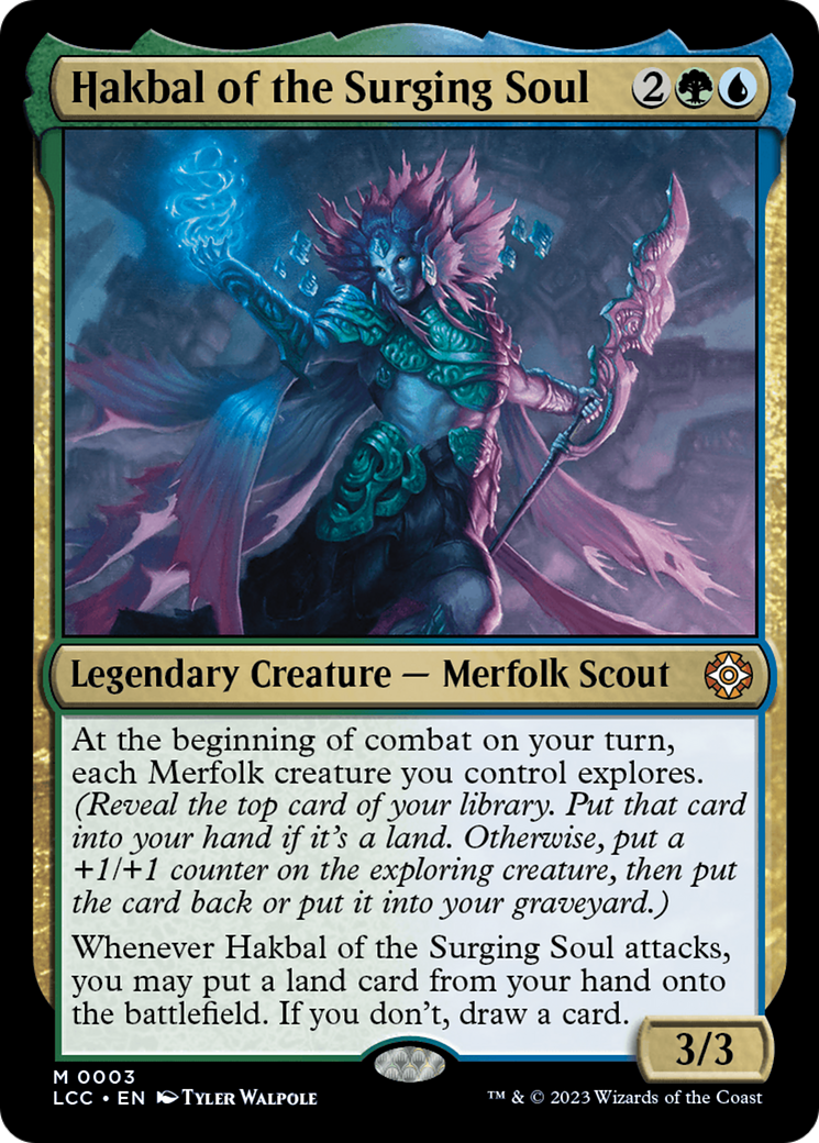 Hakbal of the Surging Soul [The Lost Caverns of Ixalan Commander] | Gate City Games LLC