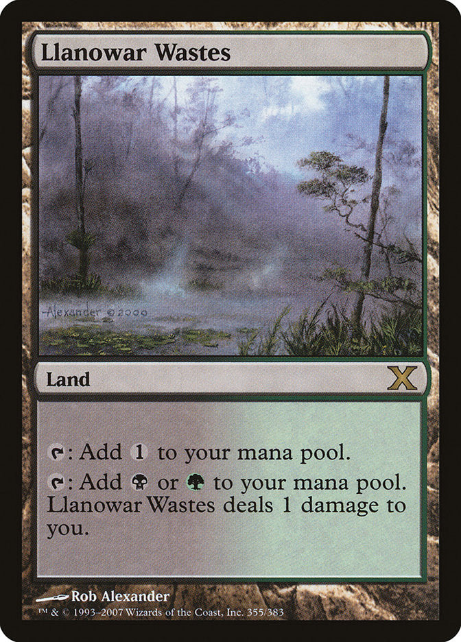 Llanowar Wastes [Tenth Edition] | Gate City Games LLC