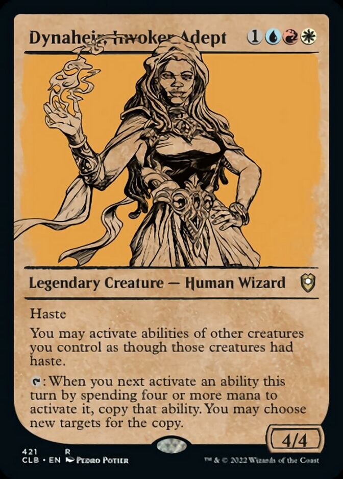 Dynaheir, Invoker Adept (Showcase) [Commander Legends: Battle for Baldur's Gate] | Gate City Games LLC