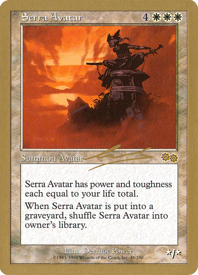 Serra Avatar (Nicolas Labarre) [World Championship Decks 2000] | Gate City Games LLC