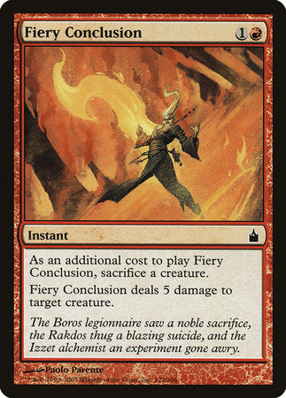 Fiery Conclusion [Ravnica: City of Guilds] | Gate City Games LLC