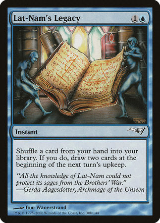 Lat-Nam's Legacy [Coldsnap Theme Decks] | Gate City Games LLC