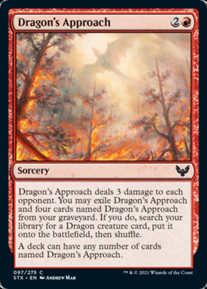 Dragon's Approach [Strixhaven: School of Mages] | Gate City Games LLC