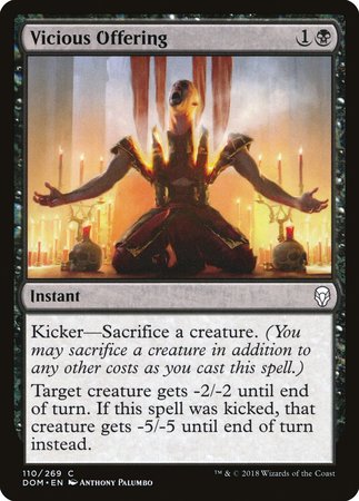 Vicious Offering [Dominaria] | Gate City Games LLC