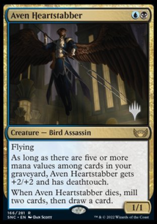 Aven Heartstabber (Promo Pack) [Streets of New Capenna Promos] | Gate City Games LLC