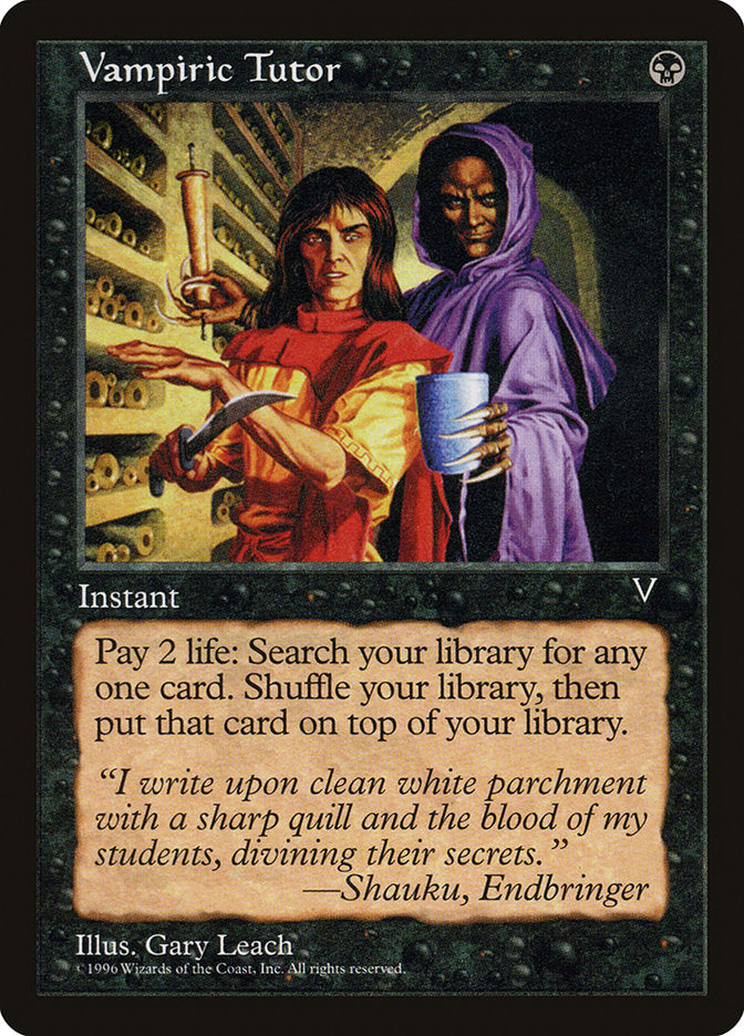 Vampiric Tutor [Visions] | Gate City Games LLC