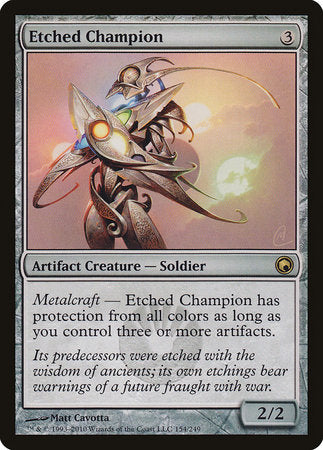 Etched Champion [Scars of Mirrodin] | Gate City Games LLC