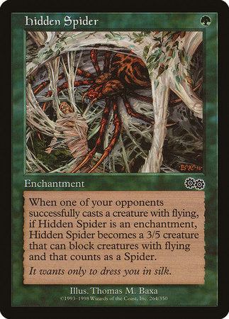 Hidden Spider [Urza's Saga] | Gate City Games LLC