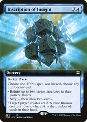 Inscription of Insight (Extended Art) [Zendikar Rising] | Gate City Games LLC