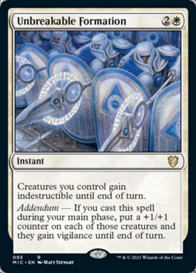 Unbreakable Formation [Innistrad: Midnight Hunt Commander] | Gate City Games LLC