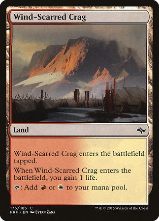 Wind-Scarred Crag [Fate Reforged] | Gate City Games LLC