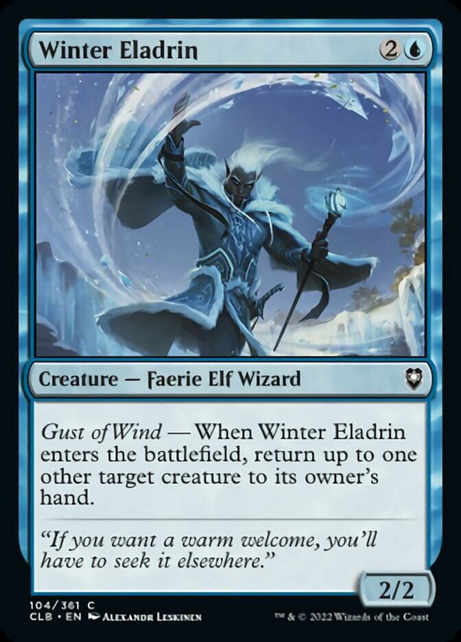 Winter Eladrin [Commander Legends: Battle for Baldur's Gate] | Gate City Games LLC