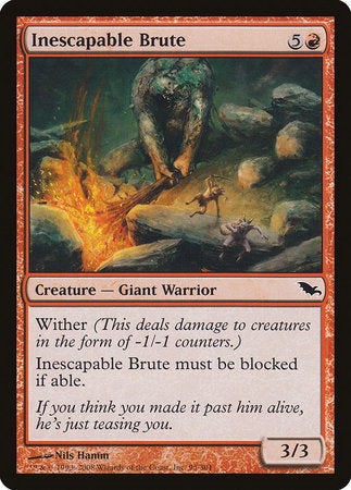 Inescapable Brute [Shadowmoor] | Gate City Games LLC