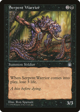 Serpent Warrior [Stronghold] | Gate City Games LLC