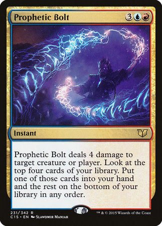 Prophetic Bolt [Commander 2015] | Gate City Games LLC