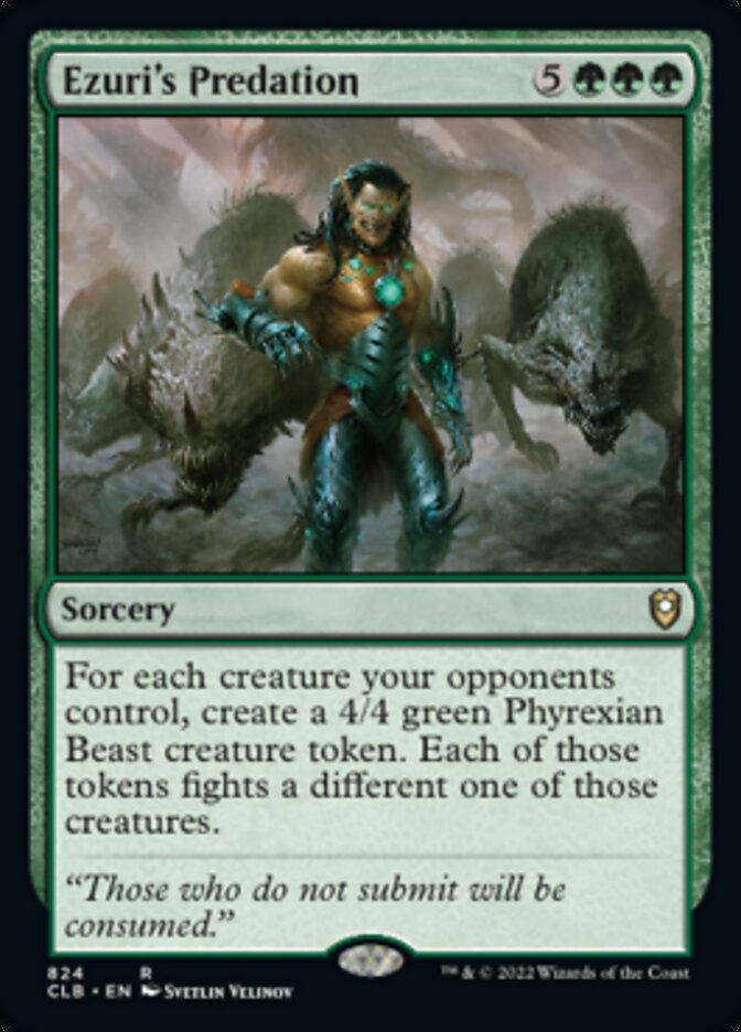 Ezuri's Predation [Commander Legends: Battle for Baldur's Gate] | Gate City Games LLC