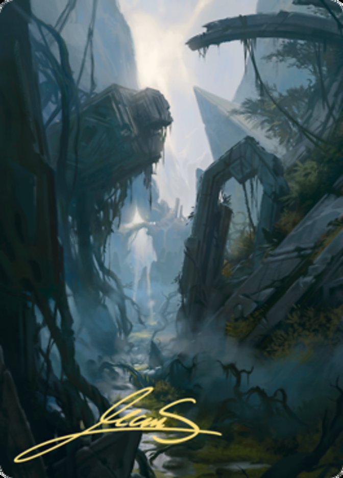 Swamp 2 Art Card (Gold-Stamped Signature) [Zendikar Rising Art Series] | Gate City Games LLC