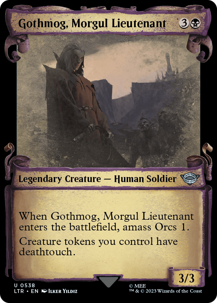 Gothmog, Morgul Lieutenant [The Lord of the Rings: Tales of Middle-Earth Showcase Scrolls] | Gate City Games LLC