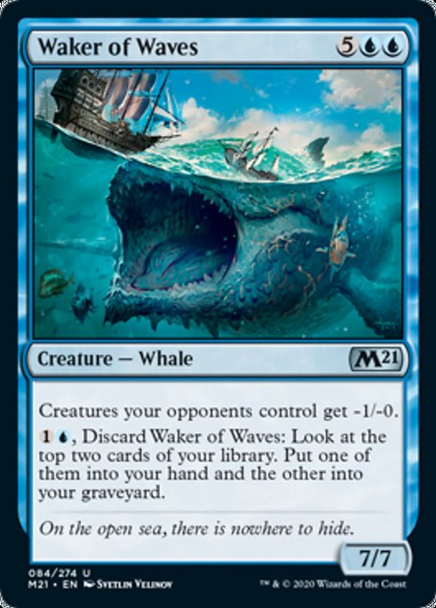 Waker of Waves [Core Set 2021] | Gate City Games LLC