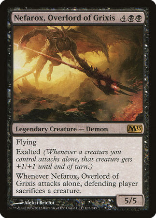 Nefarox, Overlord of Grixis [Magic 2013] | Gate City Games LLC
