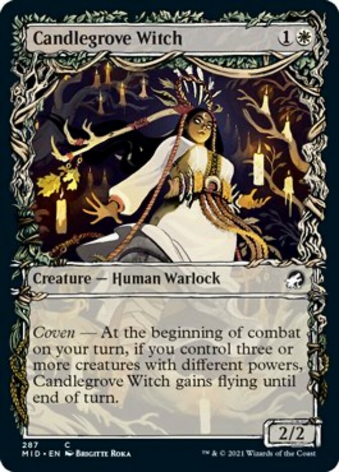 Candlegrove Witch (Showcase Equinox) [Innistrad: Midnight Hunt] | Gate City Games LLC