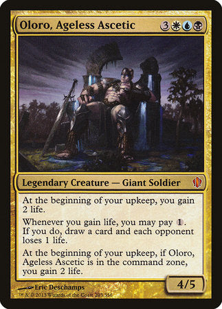 Oloro, Ageless Ascetic [Commander 2013] | Gate City Games LLC