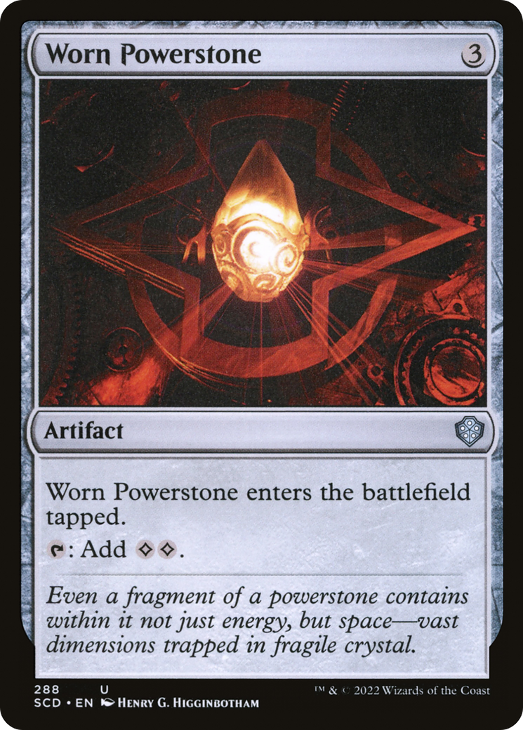 Worn Powerstone [Starter Commander Decks] | Gate City Games LLC