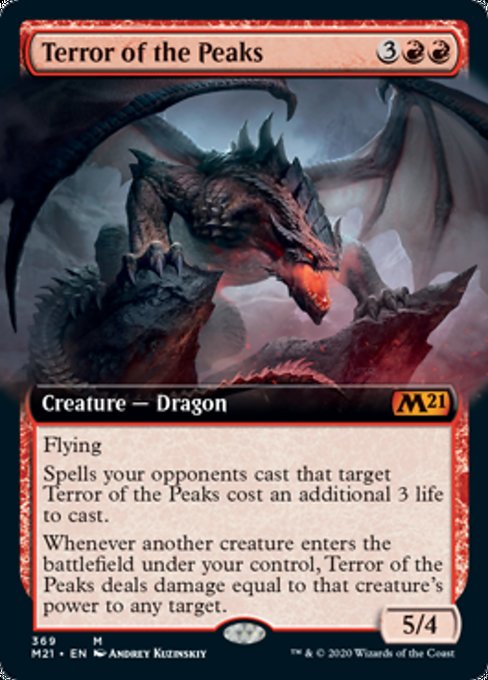 Terror of the Peaks (Extended Art) [Core Set 2021] | Gate City Games LLC