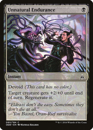 Unnatural Endurance [Oath of the Gatewatch] | Gate City Games LLC