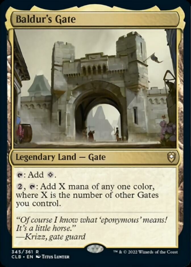 Baldur's Gate [Commander Legends: Battle for Baldur's Gate] | Gate City Games LLC