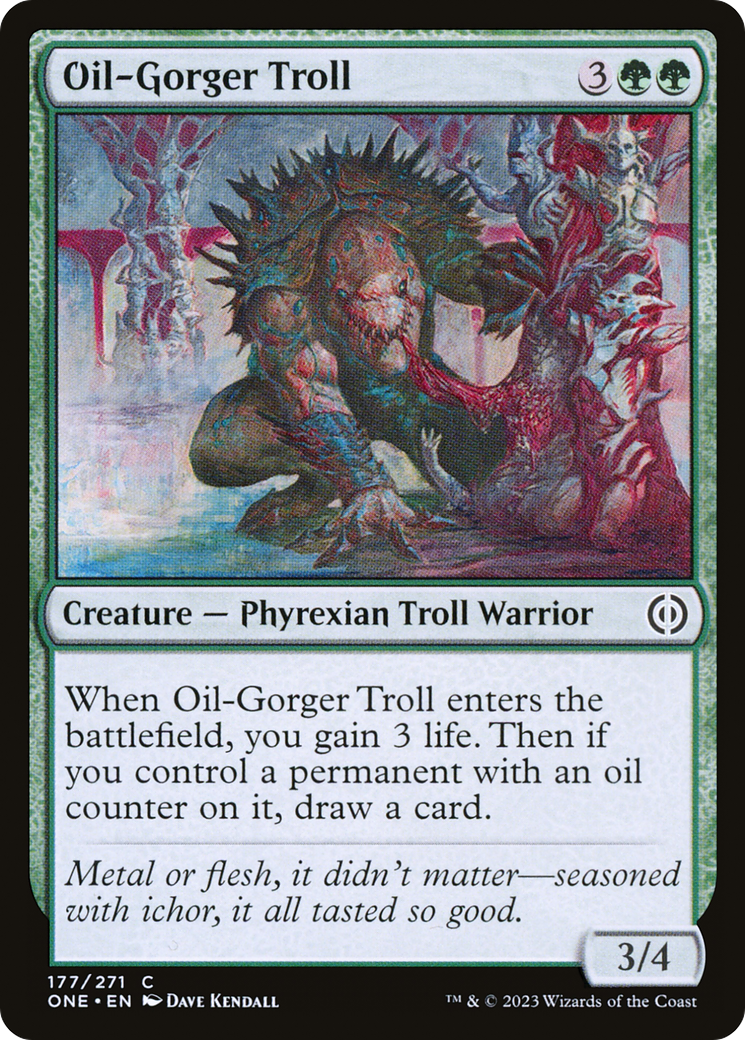 Oil-Gorger Troll [Phyrexia: All Will Be One] | Gate City Games LLC