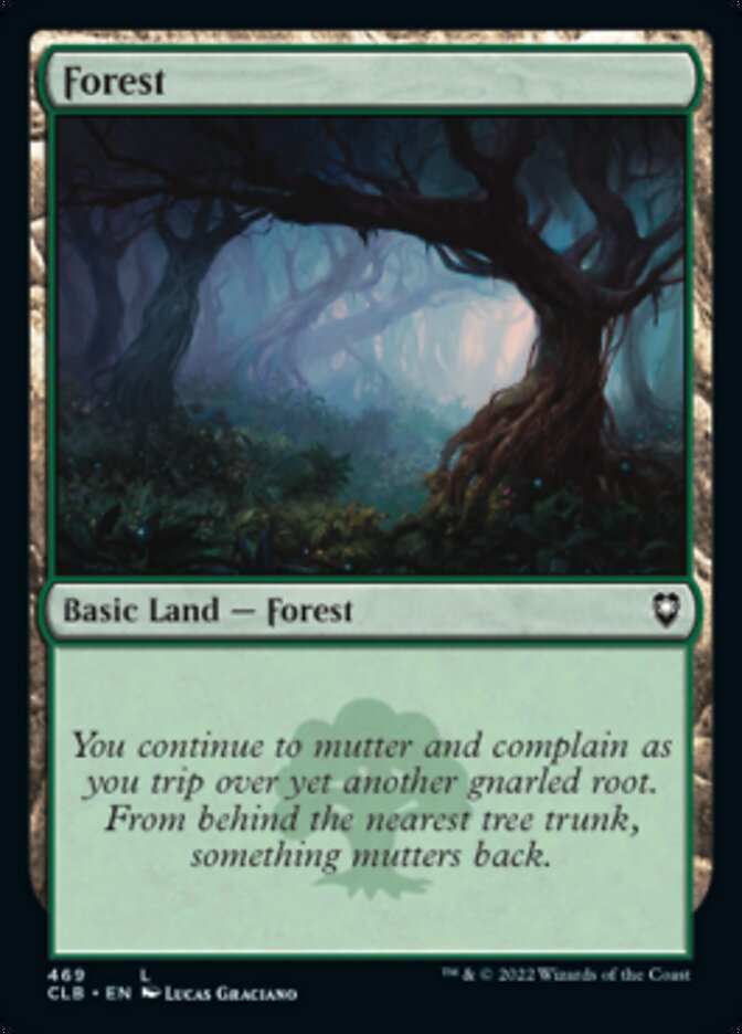 Forest (469) [Commander Legends: Battle for Baldur's Gate] | Gate City Games LLC