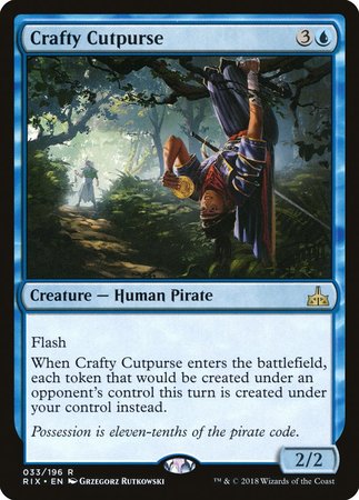 Crafty Cutpurse [Rivals of Ixalan] | Gate City Games LLC