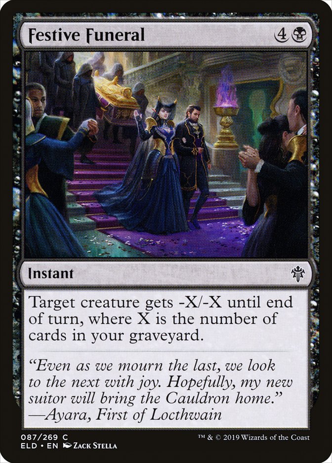 Festive Funeral [Throne of Eldraine] | Gate City Games LLC