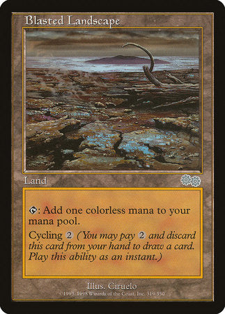 Blasted Landscape [Urza's Saga] | Gate City Games LLC