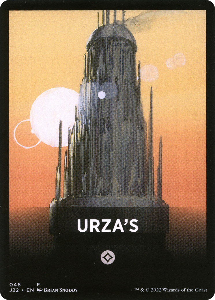 Urza's Theme Card [Jumpstart 2022 Front Cards] | Gate City Games LLC