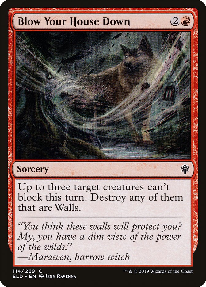 Blow Your House Down [Throne of Eldraine] | Gate City Games LLC