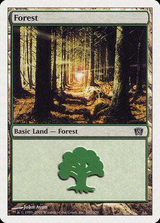 Forest (347) [Eighth Edition] | Gate City Games LLC